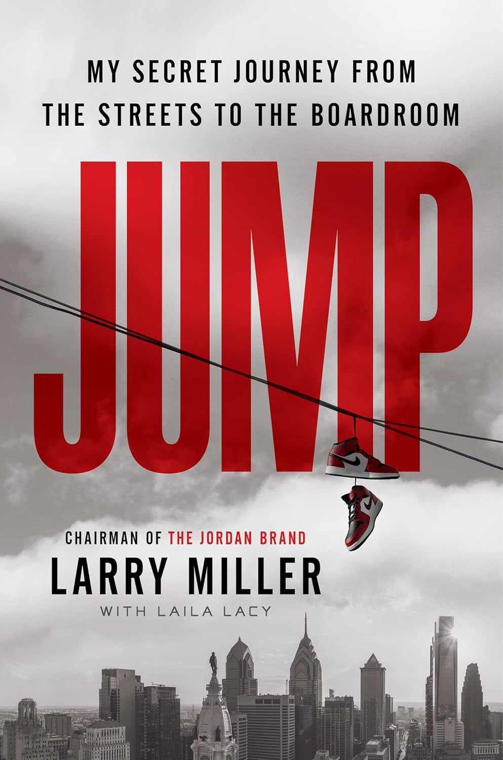 Larry Miller Jump book cover — memoir from the streets to the boardroom