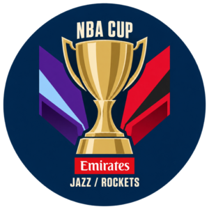 NBA Cup Jazz vs Rockets badge